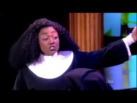 Patina Miller performing song Raise Your Voice