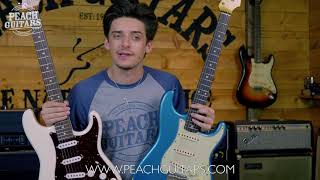 Video thumbnail for Face/Off: Fender Custom Shop Strat v Suhr Scott Henderson Classic S by Peach Guitars