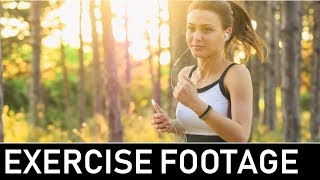 EXERCISE STOCK FOOTAGE - ROYALTY FREE VIDEOS / FREE STOCK FOOTAGE / WORKOUT / GYM / RUNNING / HEALTH