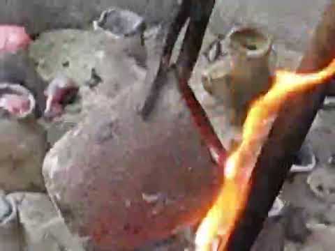 Silbergiessen mit Hada Ahmed, einem Tuareg Silberschmied aus Agadez