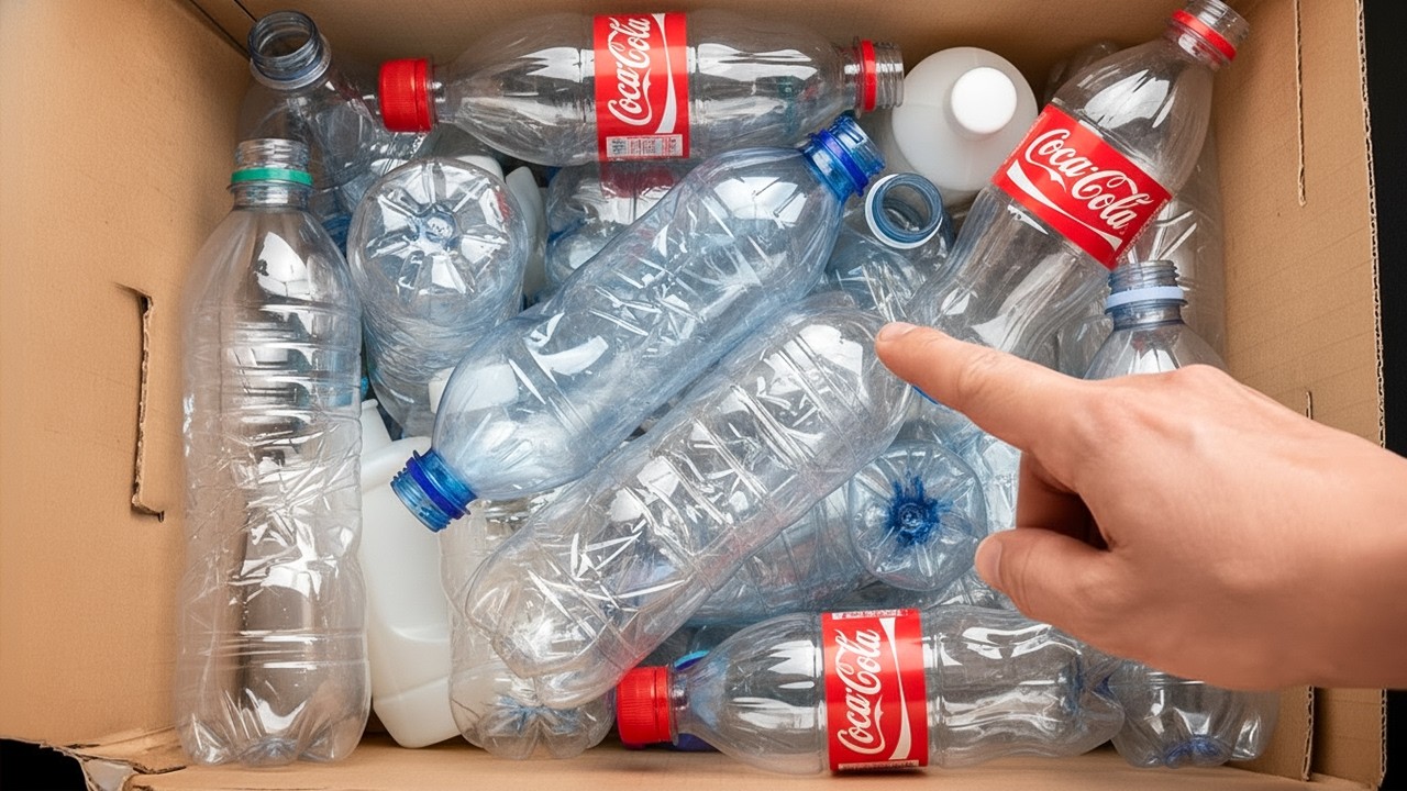Don't throw away plastic bottles! Collect them and earn lots of money.
