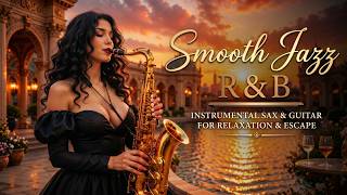 Smooth Jazz & R&B 🌙 Golden Sunset Saxophone for Relaxing, Study & Sleep