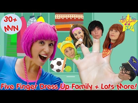 Dress Up Finger Family + Lots More Kids Songs and Nursery Rhymes | Wheels On The Bus || Compliation