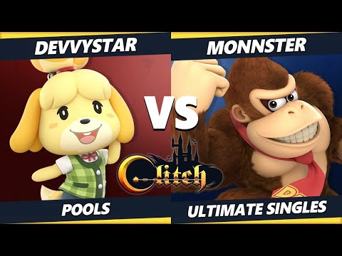 Glitch Konami Code - Devvystar (Isabelle) Vs. Monnster (Greninja) SSBU Ultimate Tournament