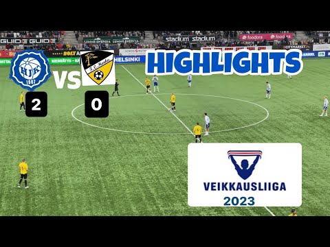 VEIKKAUSLIIGA 2023 ALKAA  HJK vs HONKA  FULL HIGHLIGHTS