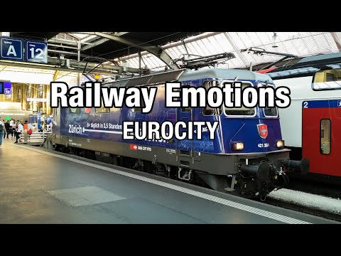 🚆Führerstandsmitfahrt in DREI LÄNDERN! EuroCity Zürich - Lindau (Schweiz - Österreich - Deutschland)