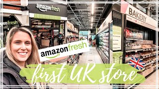 INSIDE THE AMAZON FRESH UK STORE- No Tills? Just Walk out!!