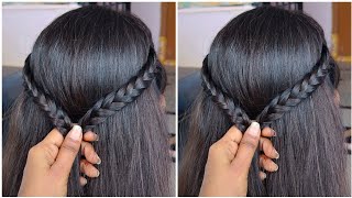 New Simple Unique Graceful Hairstyle Tutorial_ Easy & Amazing Hacked Hairstyle for girls #hairstyle