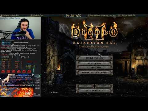 Diablo 2 - HC Amazon, HC Assassin, SC Druid Speedruns!