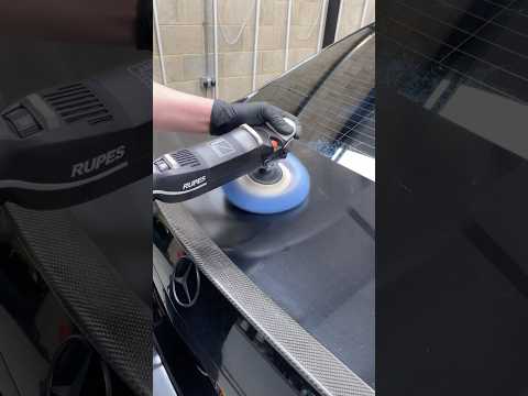 HOW TO USE A ROTARY POLISHER #detailing #foryou #shorts @Riversidedetailing