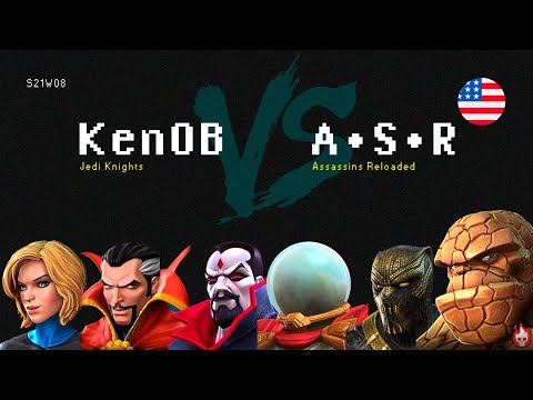 AW: KenOB vs A•S•R | S21W08 | 🇺🇸 YET ANOTHER BOSS SOLO | Marvel: Contest of Champions