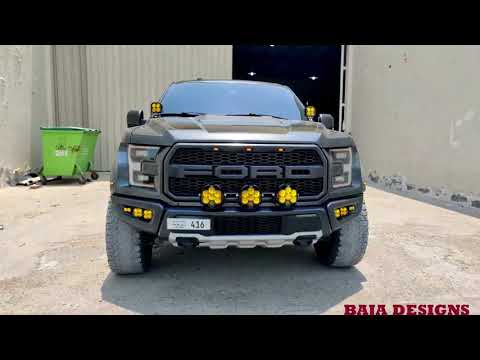 Raptor with Maximum Possible Light Set Up - Baja Designs