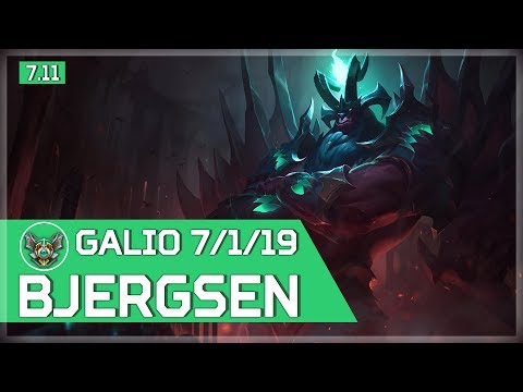 483. Bjergsen - Galio vs Kassadin - Mid - June 3rd, 2017 - Patch 7.11 Season 7