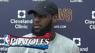 NBA《アメ本²話》対戦相手のボストンの印象を語るレブロン（2018年5月）