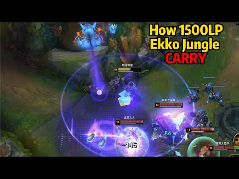 Jifeng Ekko Jungle: This 1500LP Ekko Main Looks INSANE!