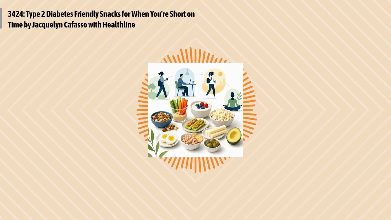 3424: Type 2 Diabetes Friendly Snacks for When You're Short on Time by Jacquelyn Cafasso with...