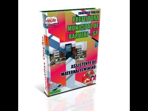 Apostila Concurso Baruerí 2015 - Assistente de Maternal Feminino
