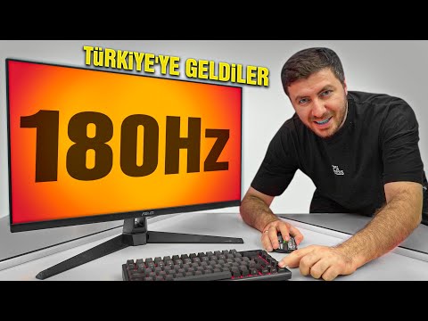 TÜRKİYE'YE GELDİLER | YENİ ASUS TUF 180Hz Monitör KUTU AÇILIŞI ve İNCELEMESİ