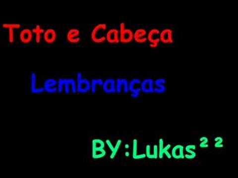 toto e cabeça-lembranças