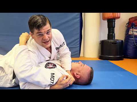 Papercutter Choke from Side Mount - Kata Juji Jime Sidemount PaperCutter BJJ Judo Basics Submission