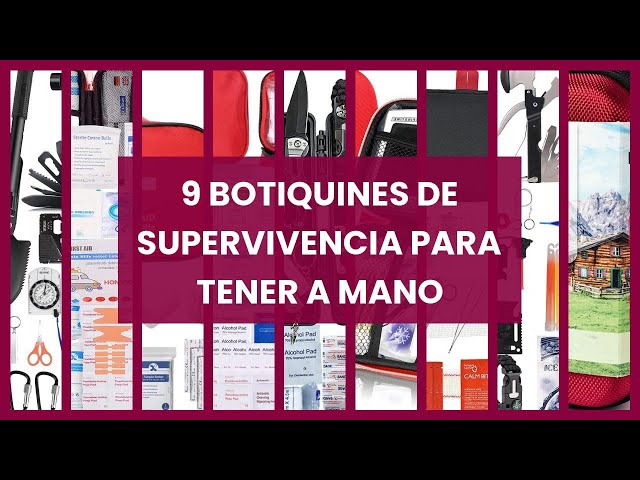 Vídeo relacionado con Kit de Supervivencia, Kit Supervivencia Auxilios Profesional Multifuncional 30 en 1 para Que Viajan, Hacen Senderismo y Acampa