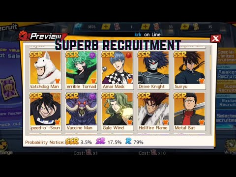 Gacha/Superb recruitment