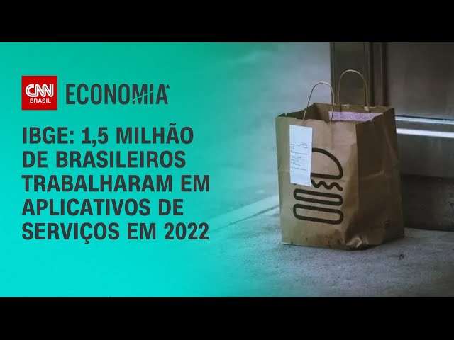 IBGE: 1,5 milhão de brasileiros trabalharam em aplicativos de serviços em 2022 | BRASIL MEIO-DIA