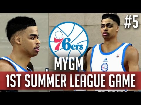 NBA 2k15 Philadelphia 76ers MyGM Ep.5 - D'Angelo Russell Shines in Summer League - NBA 2k16 Roster