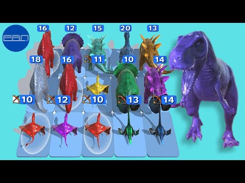 T-REX THE WINNER - Merge Run & Batlle Dinosaur