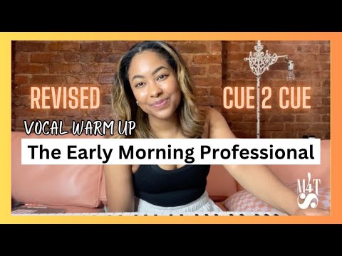 Vocal Warm up for the Early Morning Professional (CUE TO CUE) (ON THE GO) with Chani Maisonet