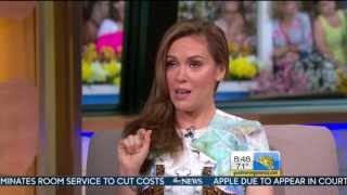 Alyssa Milano Elizabeth Vargas Good Morning America