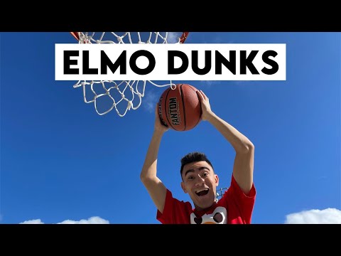 Elmo Dunks! #shorts