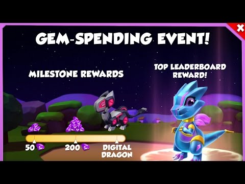 Perfume Dragon Gem Spending Event! - Dragon Mania Legends (Shopping Spree, Digital Dragon)