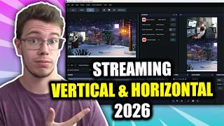 How To Stream Vertical AND Horizontal to YouTube (OBS Guide 2026)