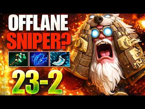 I Picked Sniper… Ended Up Offlane And It Worked | 7.40c Turbo