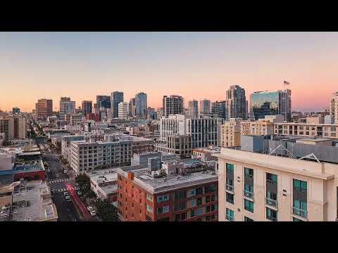 Drone Video Services San Diego: Day to Night Time-lapse Over Downtown Skyline