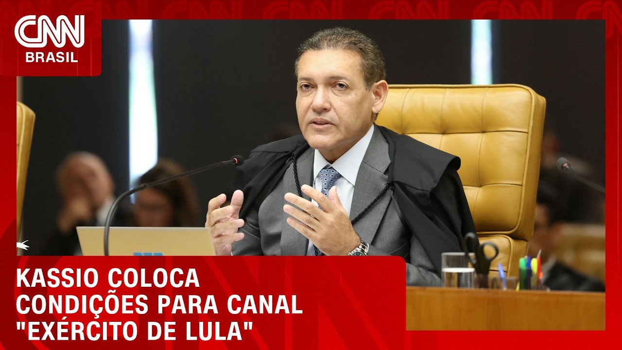 Nunes Marques impõe condições para operação do canal “Exército do Lula” | LIVE CNN