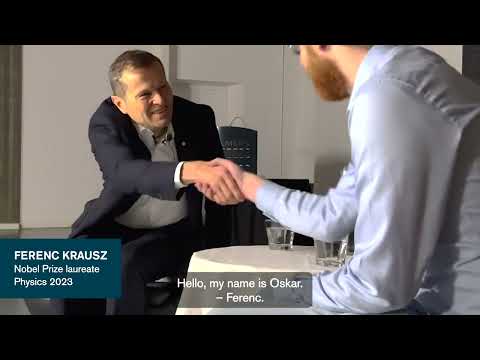 Meeting with the Nobel Prize Laureate Ferenc Krausz