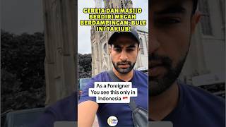 Download lagu Gereja dan Masjid Berdiri Berdampingan dengan Megah, Bule ini Takjub! #shorts  #videoviral #video mp3