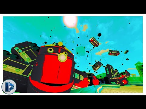 I created a child’s worst nightmare by massacring trains in Roblox Chuggington (ft. Luke W)
