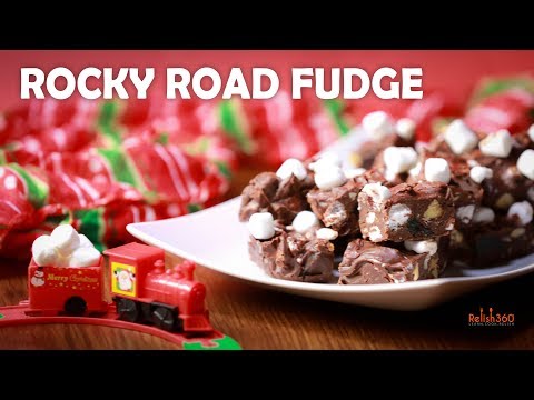 Rocky Road Fudge | How to make Rocky Road Fudge | Chocolate Fudge Recipe | Relish360