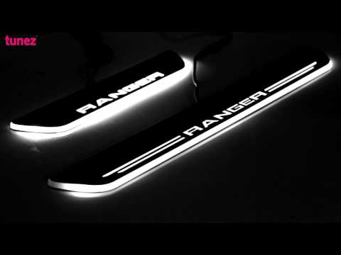 Aftermarket Ford Ranger T6 Mk1 & Mk2 Scuff Plate With Running/Strobe White LED Light