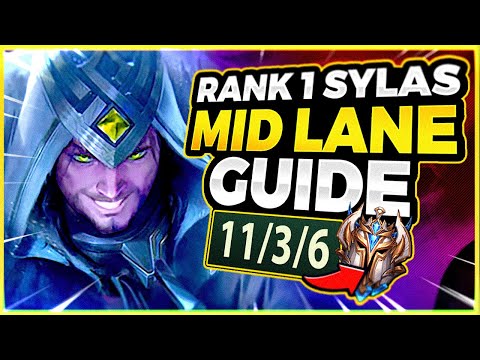 #1 SYLAS WORLD HOW TO PLAY SYLAS MID IN SEASON 10 (HIGH-ELO GUIDE) - League of Legends