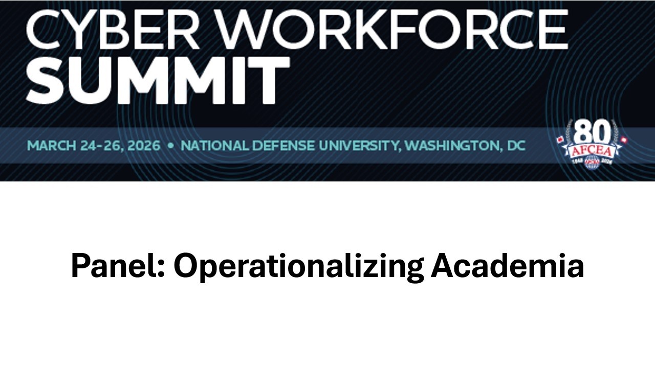 Panel: Operationalizing Academia