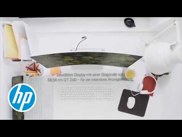 Video Teaser für HP 27 Curved Display
