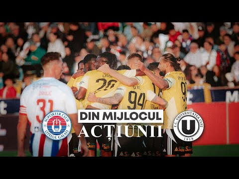 🎬 DIN MIJLOCUL ACȚIUNII | Oțelul Galați - FC Universitatea Cluj: 1-2