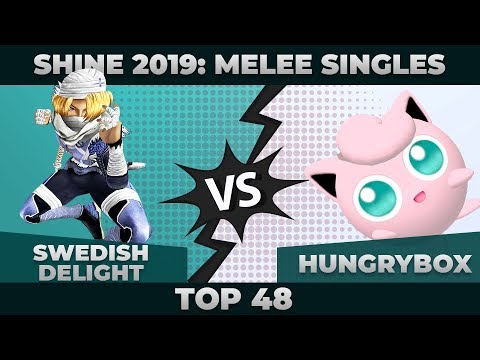 Swedish Delight vs Hungrybox - Winners' Quarterfinals: Melee Singles: Top 48 - Shine 2019