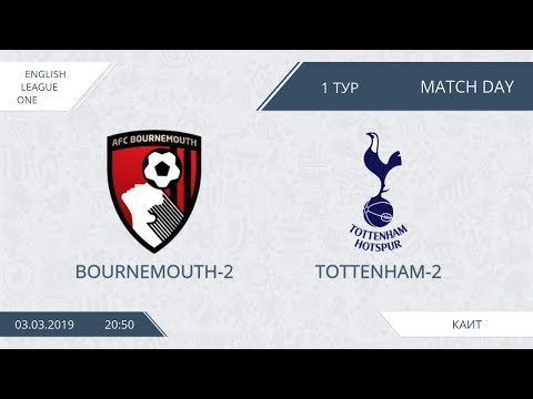 AFL19. England. League One. Day 1. Bournemouth-2 - Tottenham-2