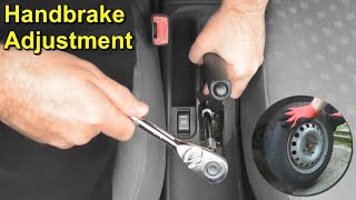 Handbrake Adjustment - Nissan Micra K12