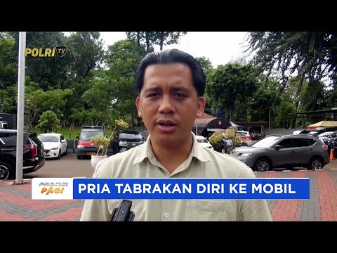 POLSEK TANAH ABANG AMANKAN PELAKU DENGAN MODUS TABRAKAN DIRI KE MOBIL